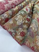 Ткань фактурный цветной шёлк в стиле  Marni