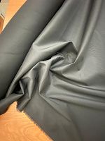 Ткань хлопок рубашечный чёрного цвета с эластаном