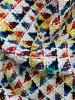 Ткань Твид Шанель хлопковый многоцветный