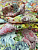 Ткань костюмно плательная с цветами и маками в стиле Valentino