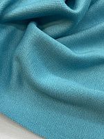 Ткань трикотаж кашемировый бирюзово голубой Loro Piana