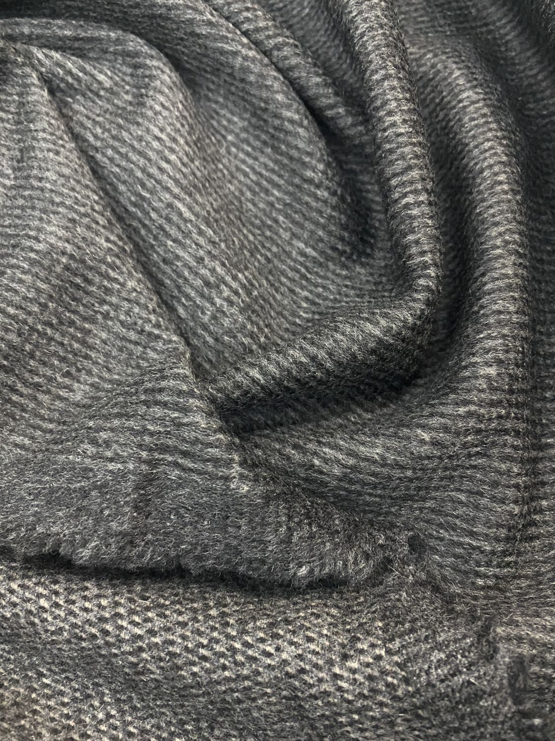 Ткань шерсть с кашемиром серого цвета Loro Piana