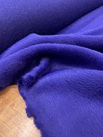 Ткань пальтовая альпака тёмно фиолетового цвета