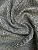 Ткань Твид Шанель в ёлочку черно белого цвета