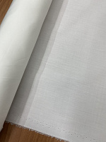 Ткань хлопковая белая без эластана шириной 1,50м