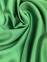 Ткань атлас зелёный