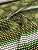 Ткань коттон в стиле Marni в горох зелёного жёлтого и белого цветов