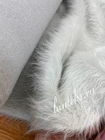 Ткань пальтовая альпака цвета бледно серо голубого