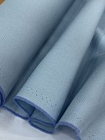 Ткань коттон голубой шириной 1,55м  Valentino