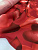 Ткань креп кади шёлковый c сердечками в стиле Valentino