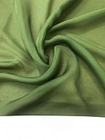 Ткань шифон цвет зелёный, шириной 1,45