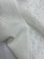 Ткань шёлк смесовый креповый "Травка" цвета айвори в стиле Vionnet