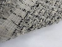 Ткань Твид Шанель меланжевого плетения нитей с мохером