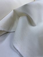 Ткань коттон с эластаном молочного цвета ширина 1,50м