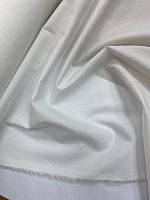 Ткань хлопок рубашечный белый без эластана