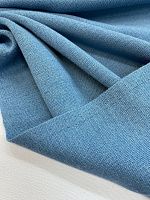 Ткань трикотаж кашемировый цвет голубой Loro Piana