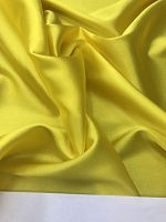 Ткань шёлк атласный желтый